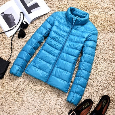 Kapuzenpuffer Mantel Warm Gemütlich