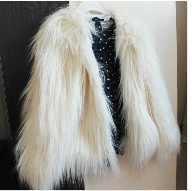 Damen Kunstfelljacke Weich Voluminöser Schnitt Elegantes Design