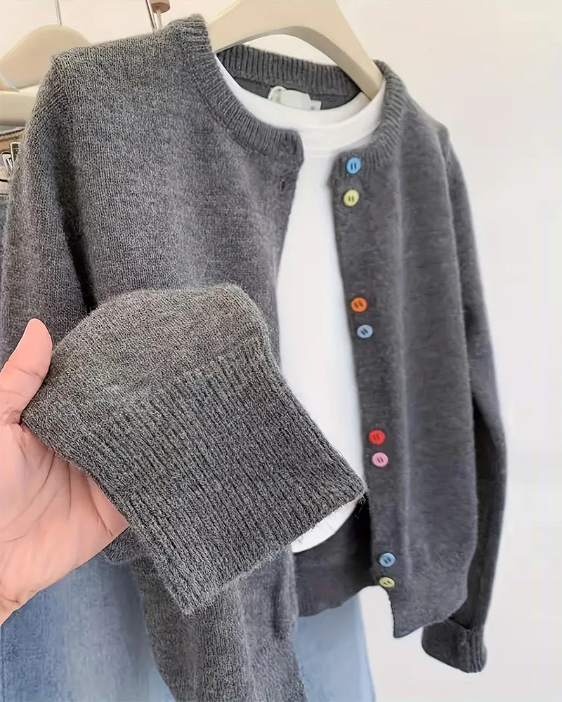 Elegante Frauenkleidung Langarm Schwarz