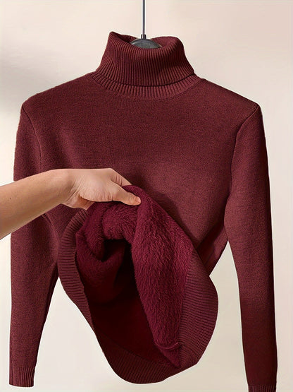 Weiche Wollsweater für Damen Kalte Tage