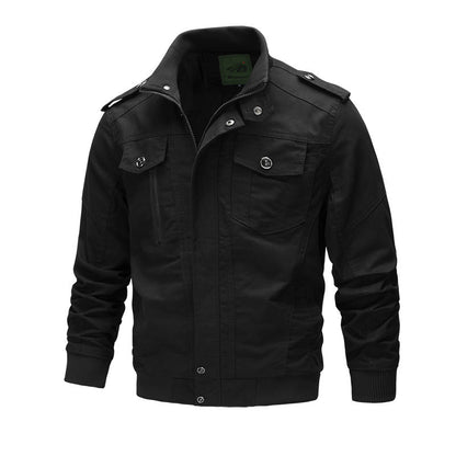 Praktische Winterjacke Reißverschluss Vordertaschen