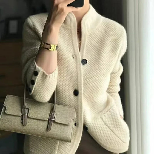 Kaschmir Pullover Damen Weich Warm - IdealeKleiden