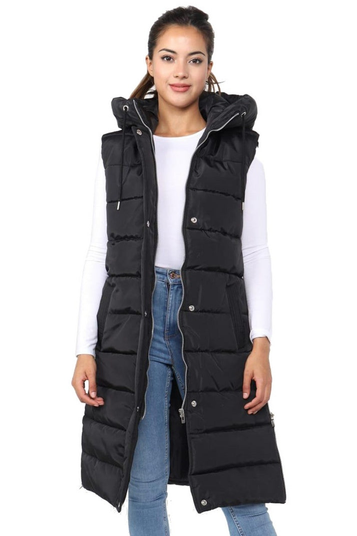Stylische Pufferjacke Damen Kapuze