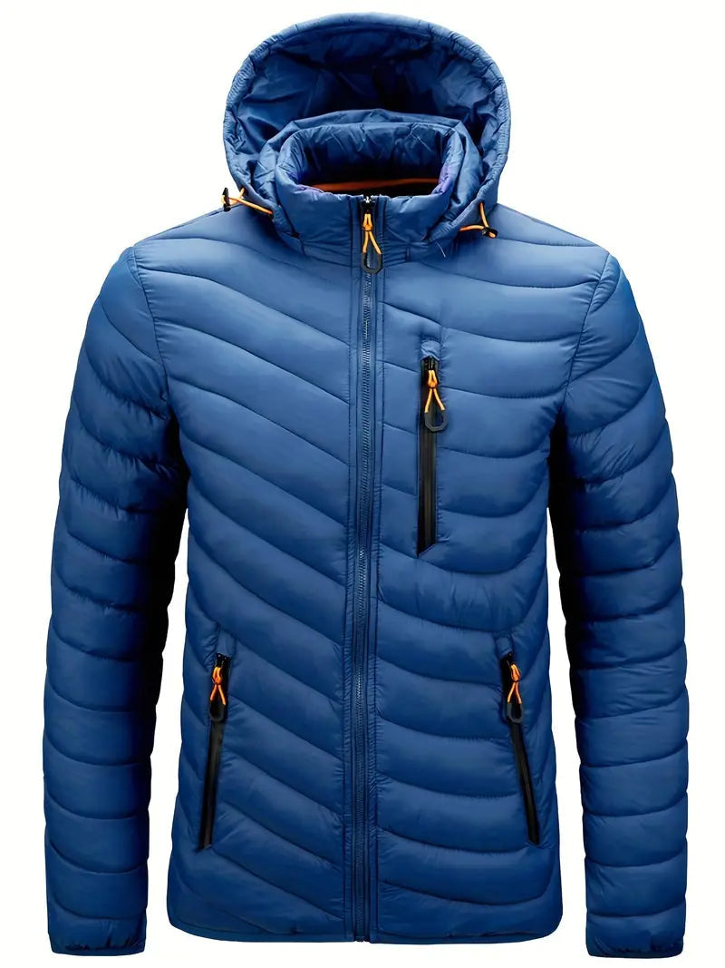 Herren Winterjacke Leicht Isoliert Warm