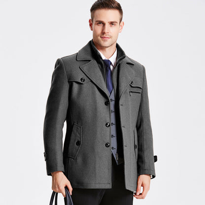 Stylischer Wollmantel Darius