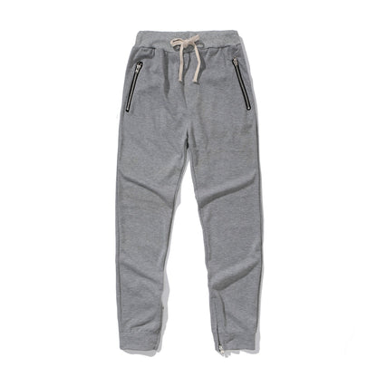 Herren Jogginghose Bequem Reißverschluss Taschen