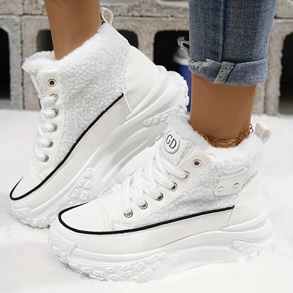 Warmes Schneestiefel Set mit Fleece Fußbett