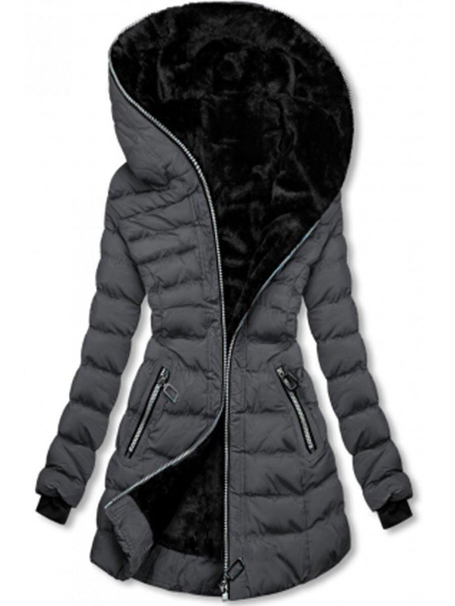 Winterjacke Gepolstert Warm Plüschfutter