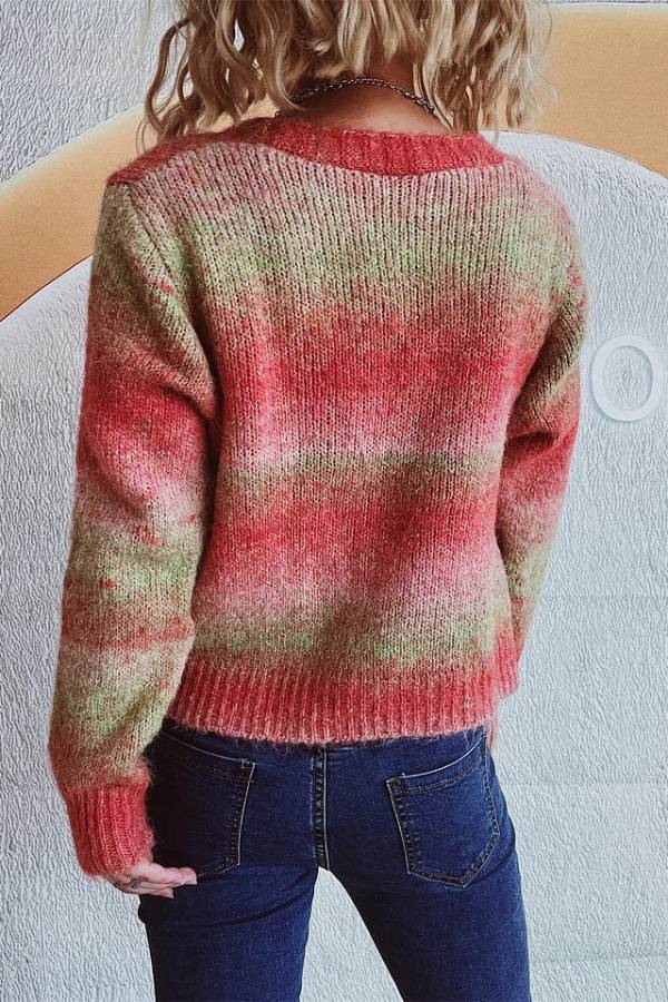 Süße Sweaterjacke Pastellfarbe - IdealeKleiden