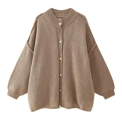 Weiche Strickjacke Oversized Damen