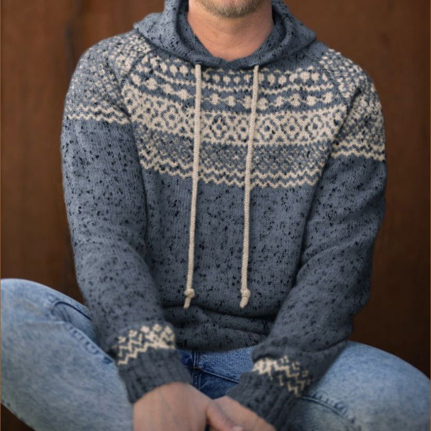 Herren Hoodie Retro Style