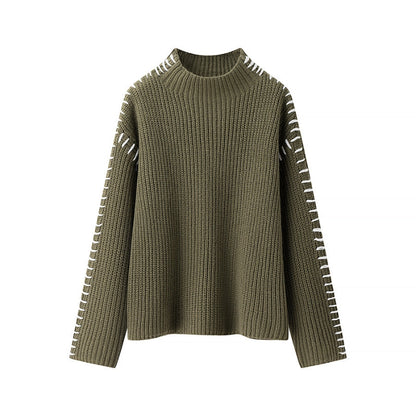 Weiche Strickpullover Damen Elegant Comfort