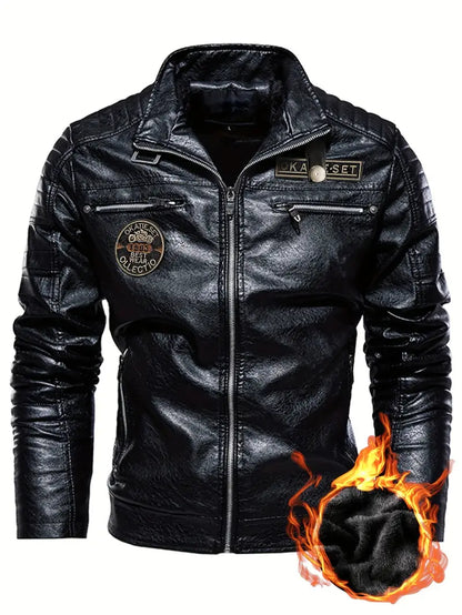 Lederjacke Biker Style Herren