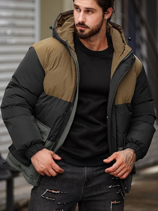 Finn - Sportive Wattierte Herrenjacke Modern Style - IdealeKleiden