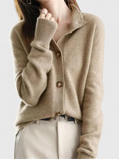 Strickcardigan Damen Modern Knöpfe