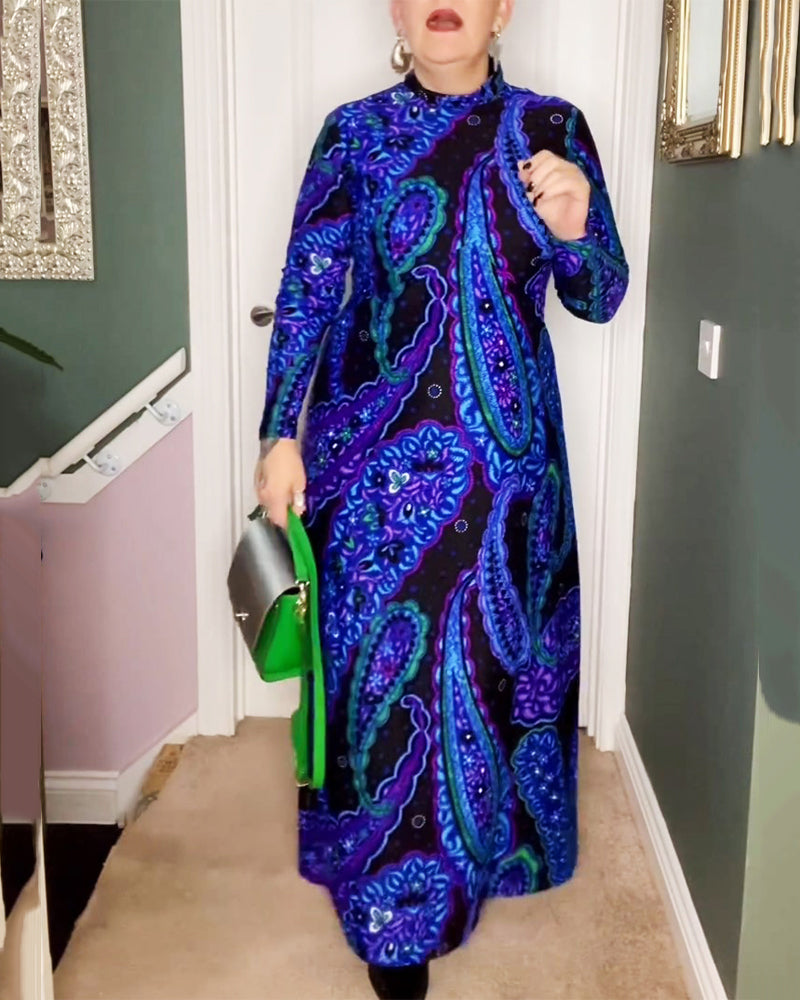 Kleid mit Paisley Muster Elegant