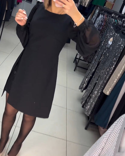 Elegantes Damenkleid Einfarbig