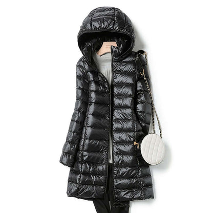 Damen Leichte Winterjacke Warm Isoliert