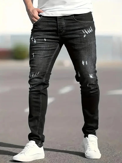 Herren Ripped Jeans Lässig Casual
