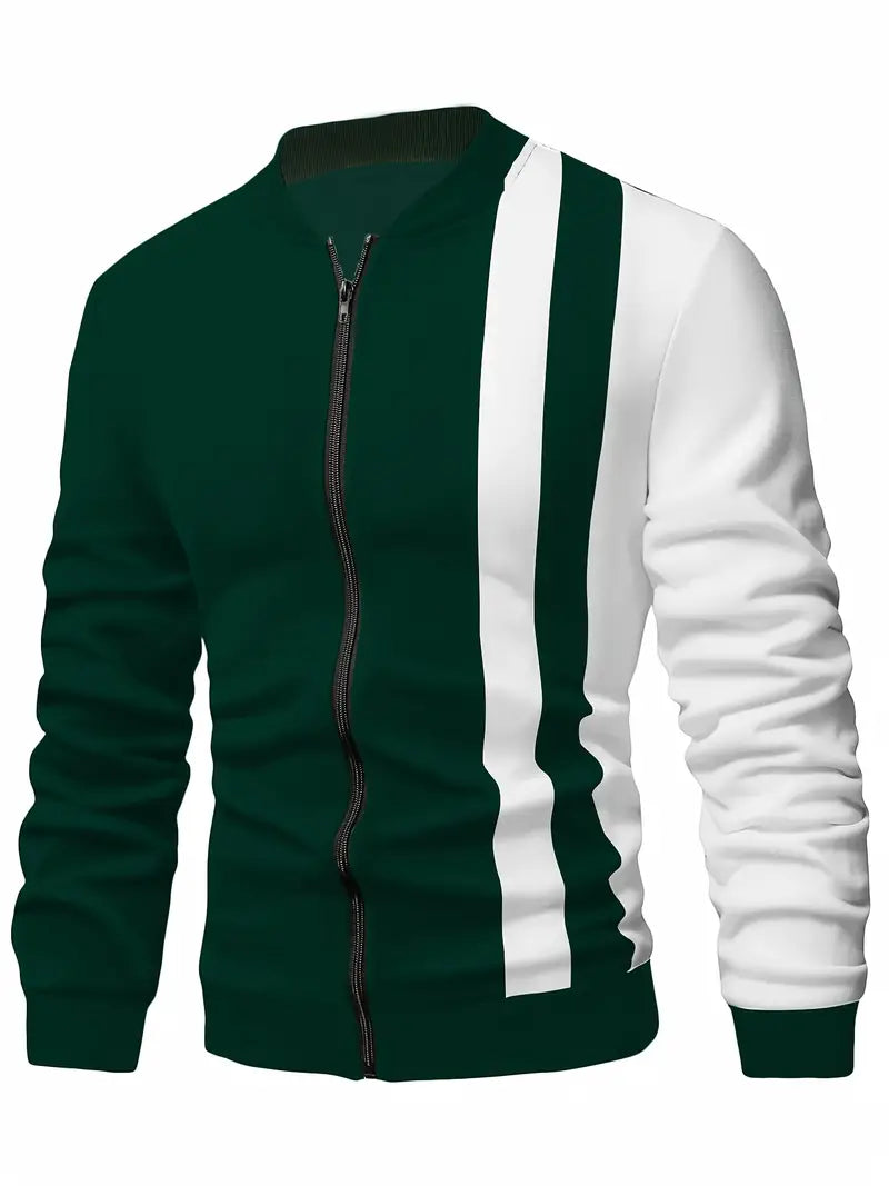 Herren Jacke Casual Colorblock Style
