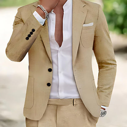 Herren Anzugjacke Modern Schnellverschluss