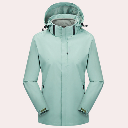 Herbstjacke Damen Winddicht Warm