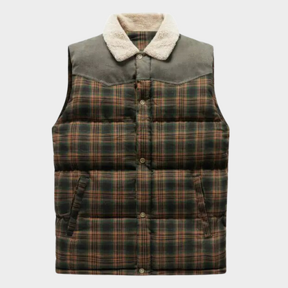 Klassischer Herren Bodywarmer Karomuster