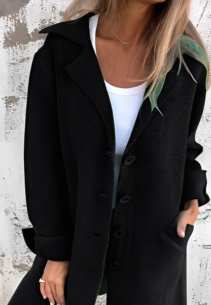 Langer Frauen Strickmantel Bequem