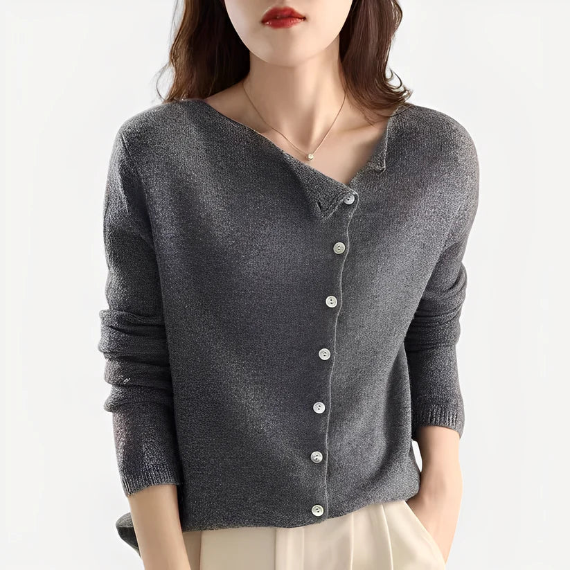 Stylische Damenstrickjacke Warm Elegant