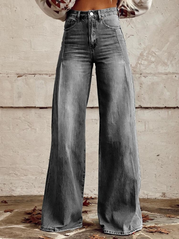 Elegante Damen Hose Weite Passform