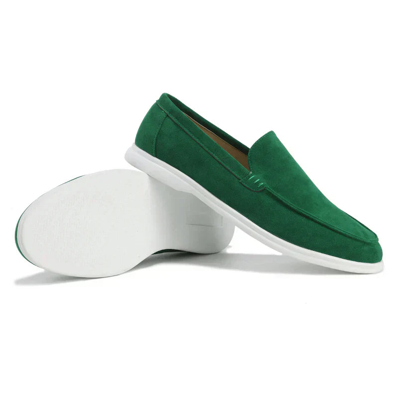 Elliot - Italienischer Wildleder Loafer Schuhe