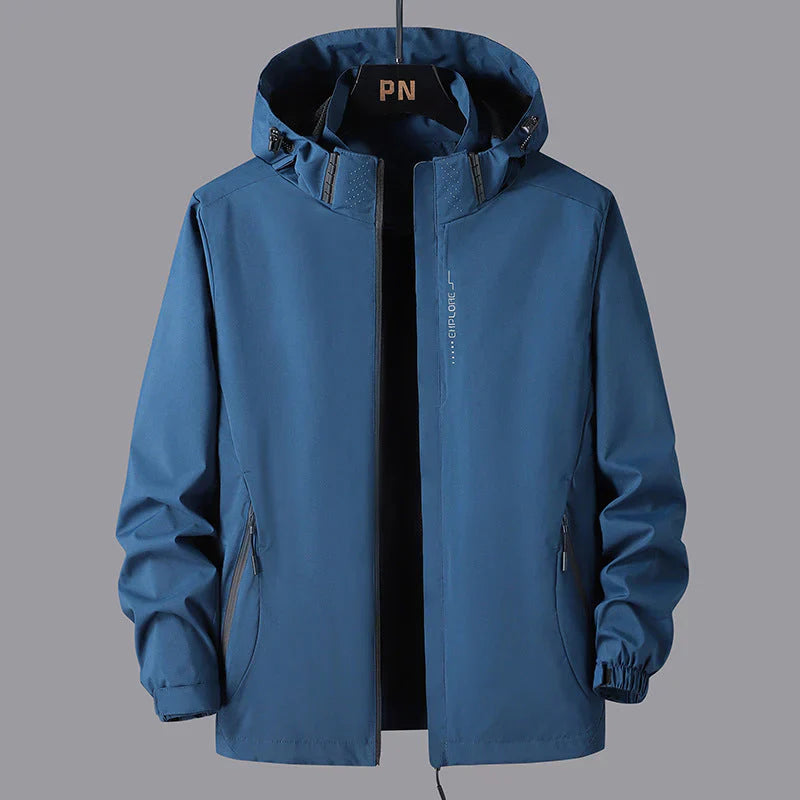 Stylische Unisex-Regenjacke mit Kapuze