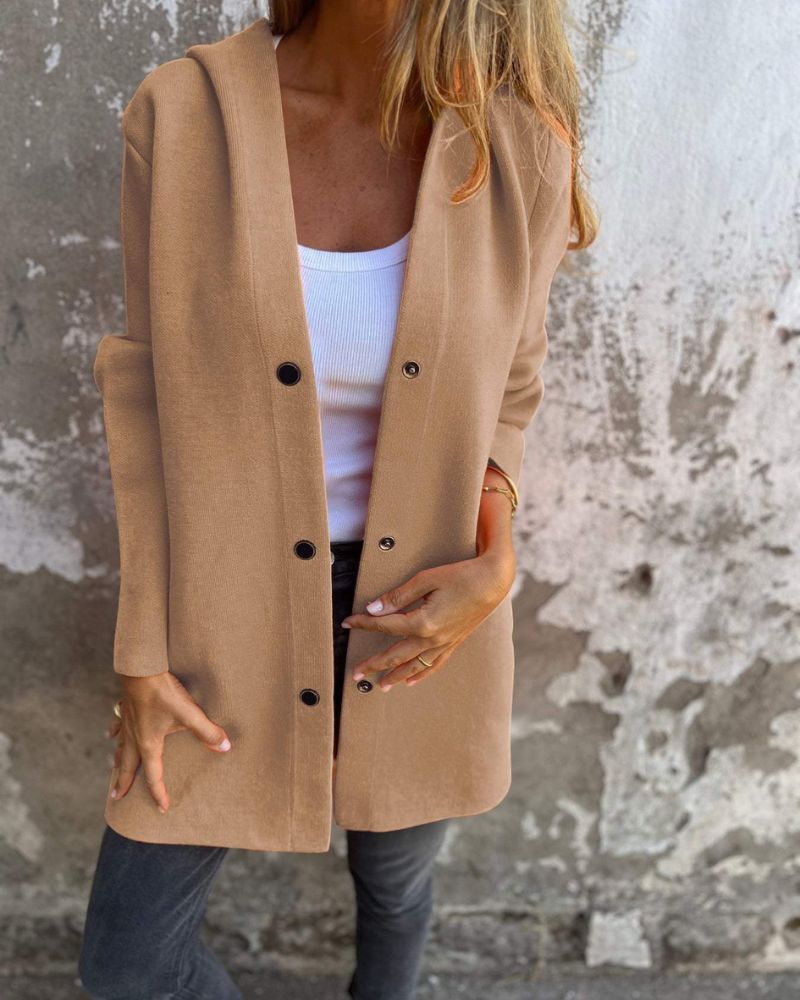 Bequeme Hoodiejacke Damen Casual