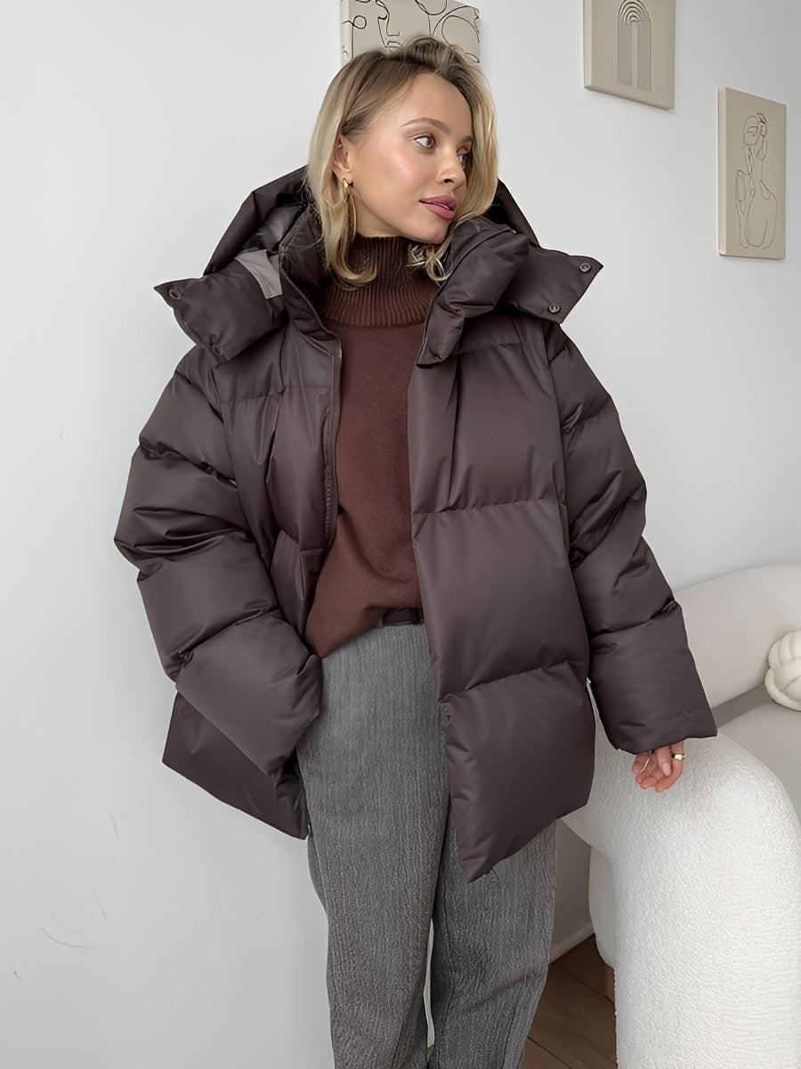 Frauen Winterjacke Warm Polster Mantel