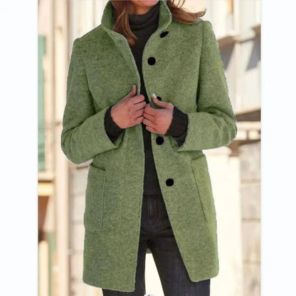 Damen Wollmantel Retro Chic Kayla