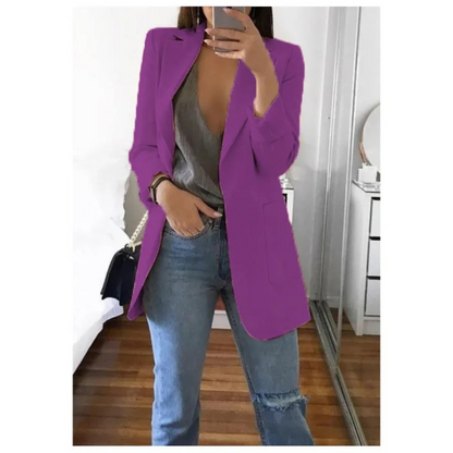 Damen Blazer Khaki Herbst Mode