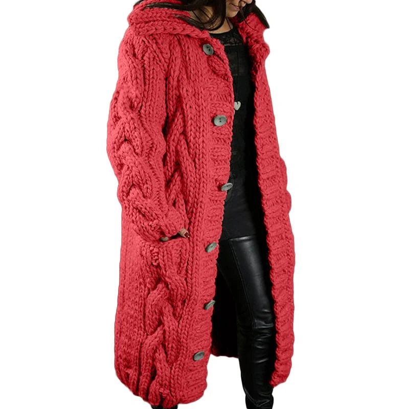 Modische Strickjacke Damen Warm
