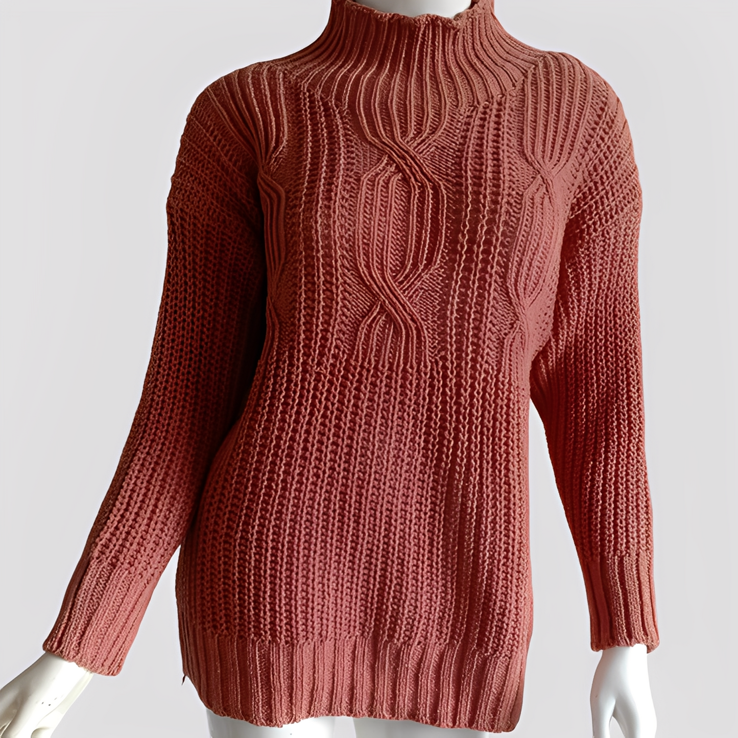 Weiches Damenpullover Elegant Strick Design