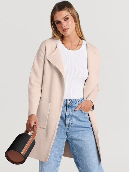 Stilvolle Damenjacke Mit Revers