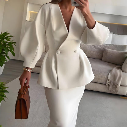 Elegante Damenkleider Mit Peplum Effekt