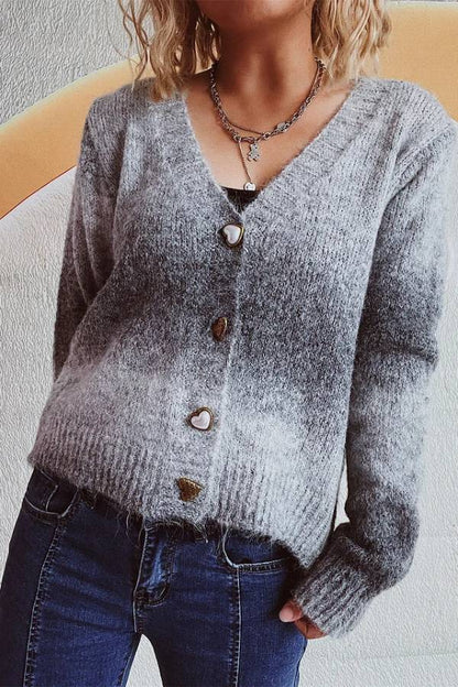 Süße Sweaterjacke Pastellfarbe