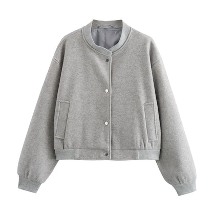 Damen Herbstjacke Streetstyle Parka - IdealeKleiden
