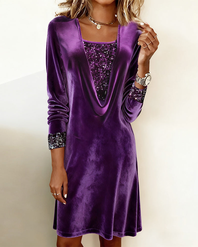 Elegante Abendkleider Pailletten Design