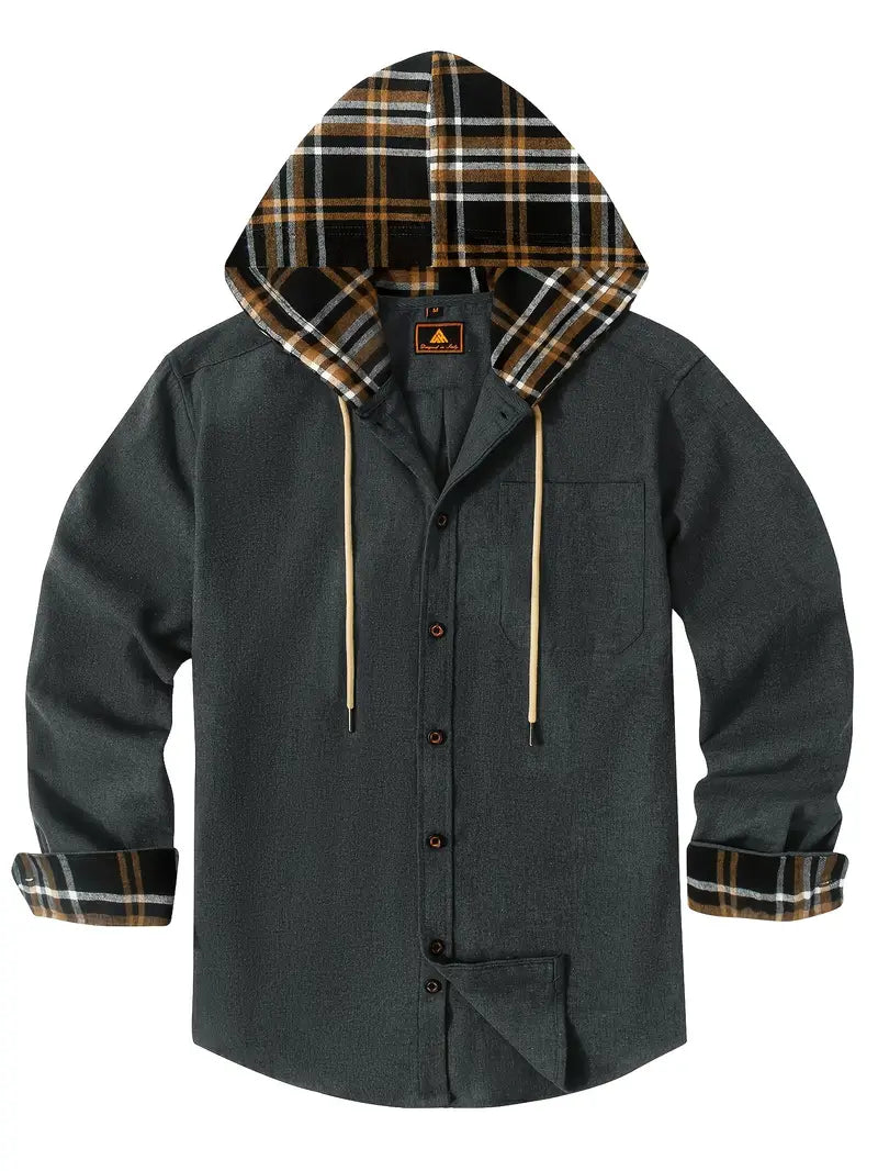 Herren Retro Karo Jacke Modern