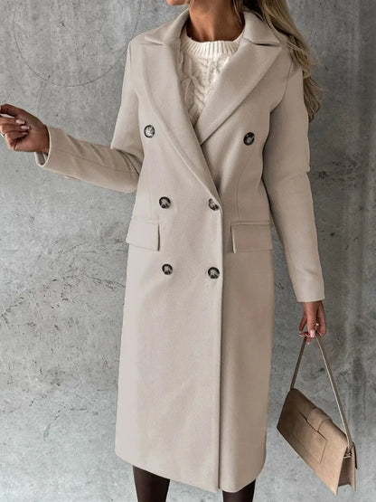 Damen Winterjacke Elegant Revers