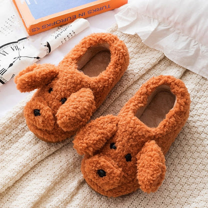 Bequeme Damen Hausschuhe mit Tierdesign