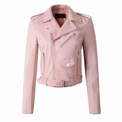 Damen Lederjacke Soft Bikerstyle