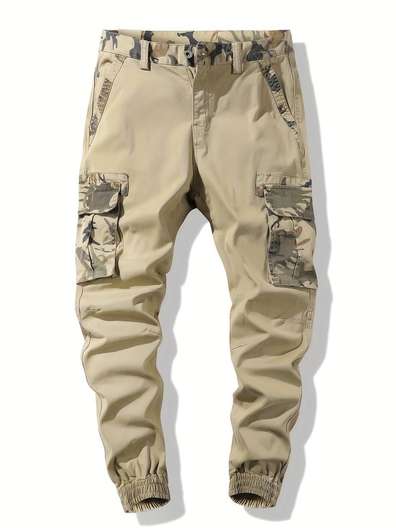 Militärhose Vintage Tarnmuster Stil - IdealeKleiden