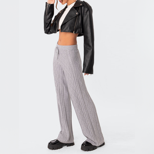Kuschelige Strickhose Warm - IdealeKleiden