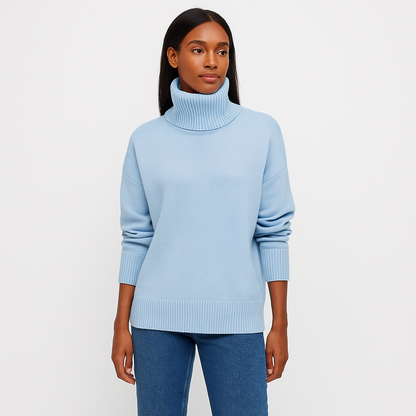 Damen Strickpullover Übergröße Warm - IdealeKleiden